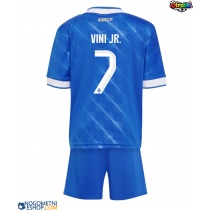 Otroški Nogometni dresi Real Madrid Vinicius Junior #7 Tretji 2025-26 Kratek Rokav (+ Kratke hlače)